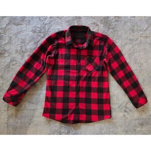 Kids Big Boys Nomad Flannel Shirt Plaid‎ Long Sleeve 10-12-M PRE-OWNED